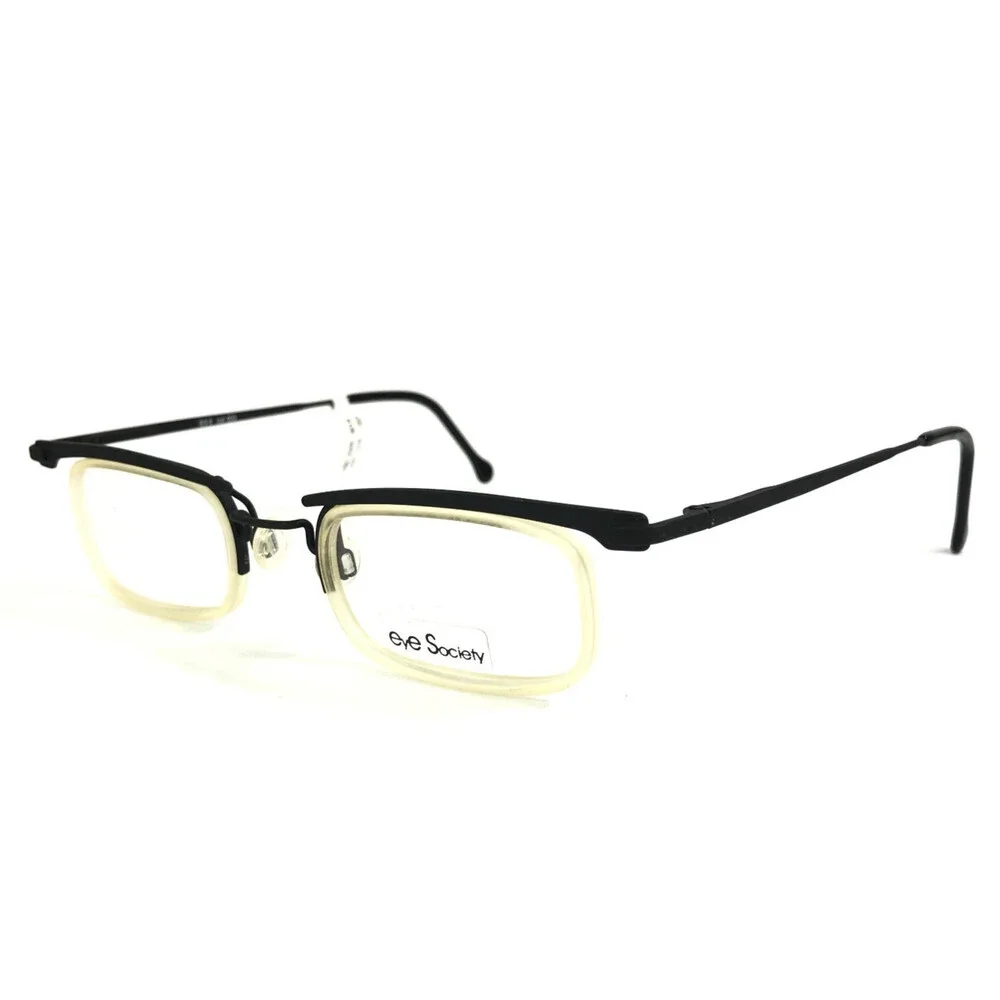 Eye Society by RK Design Eyeglasses Frames ES 8 col. 020 Black Clear 45-20-135